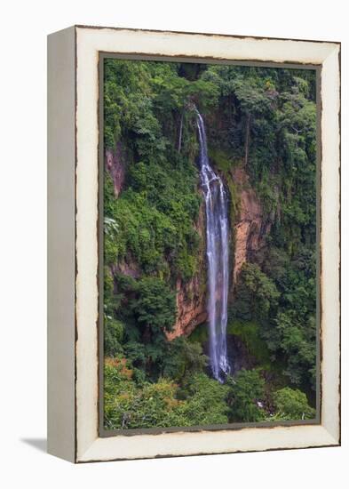 Manchewe Falls Near Livingstonia, Malawi, Africa-Michael Runkel-Framed Premier Image Canvas