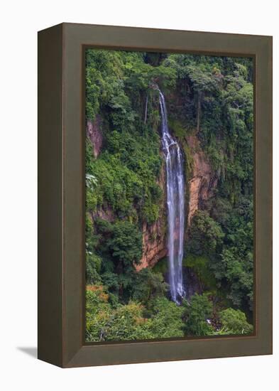 Manchewe Falls Near Livingstonia, Malawi, Africa-Michael Runkel-Framed Premier Image Canvas