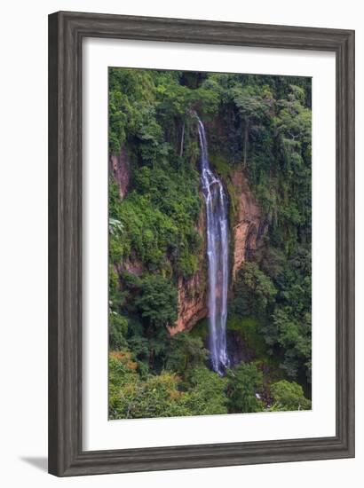 Manchewe Falls Near Livingstonia, Malawi, Africa-Michael Runkel-Framed Photographic Print