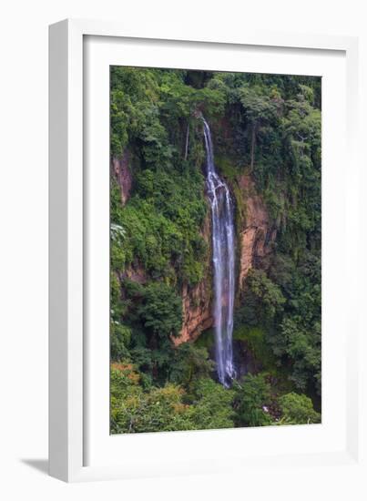 Manchewe Falls Near Livingstonia, Malawi, Africa-Michael Runkel-Framed Photographic Print