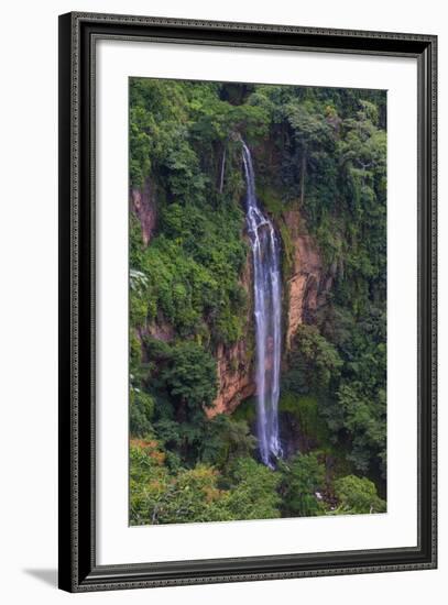 Manchewe Falls Near Livingstonia, Malawi, Africa-Michael Runkel-Framed Photographic Print