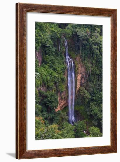 Manchewe Falls Near Livingstonia, Malawi, Africa-Michael Runkel-Framed Photographic Print