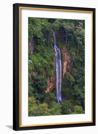 Manchewe Falls Near Livingstonia, Malawi, Africa-Michael Runkel-Framed Photographic Print