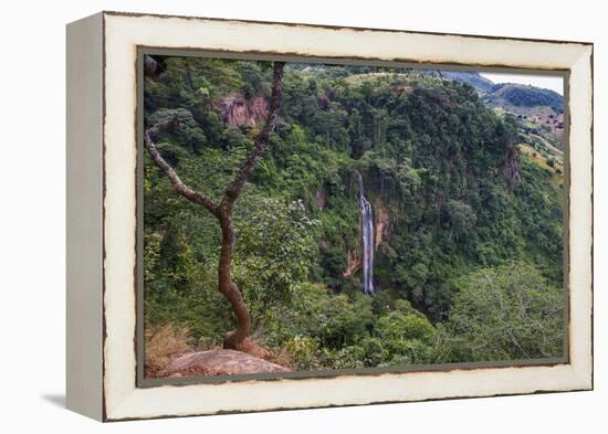 Manchewe Falls Near Livingstonia, Malawi, Africa-Michael Runkel-Framed Premier Image Canvas