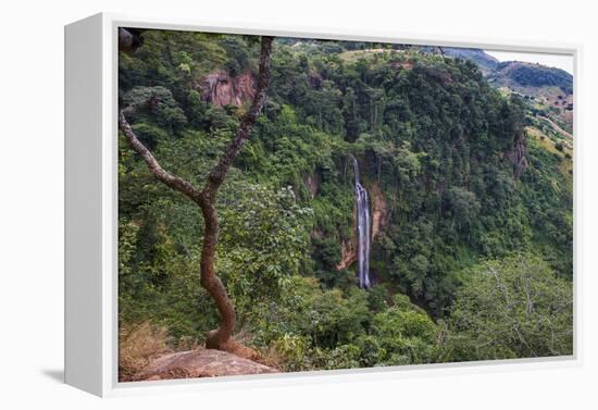 Manchewe Falls Near Livingstonia, Malawi, Africa-Michael Runkel-Framed Premier Image Canvas