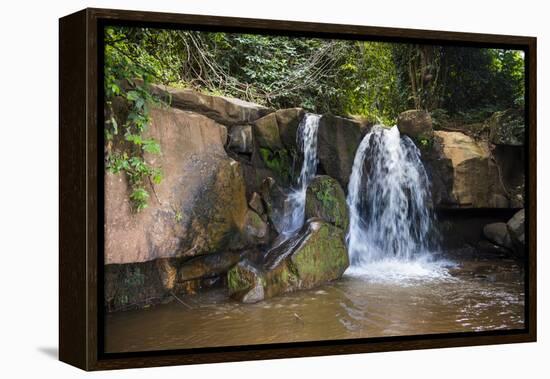 Manchewe Falls Near Livingstonia, Malawi, Africa-Michael Runkel-Framed Premier Image Canvas
