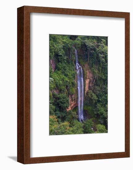 Manchewe Falls Near Livingstonia, Malawi, Africa-Michael Runkel-Framed Photographic Print