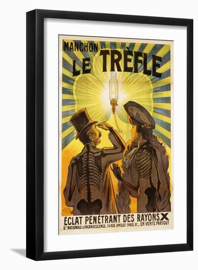 Manchon Le Trefle Poster-Charles Delaye-Framed Giclee Print