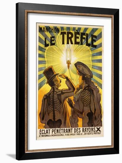 Manchon Le Trefle Poster-Charles Delaye-Framed Giclee Print