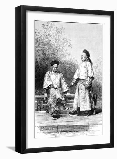 Manchu Ministers, Chiefs of Bankers, C1890-null-Framed Giclee Print