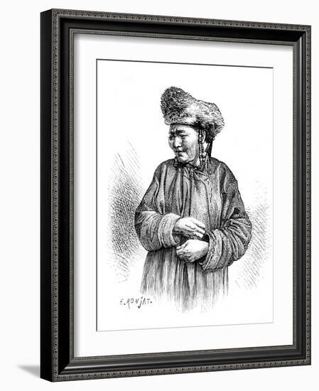 Manchu Woman, C1890-E Ronjat-Framed Giclee Print