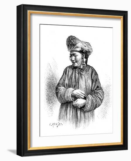 Manchu Woman, C1890-E Ronjat-Framed Giclee Print