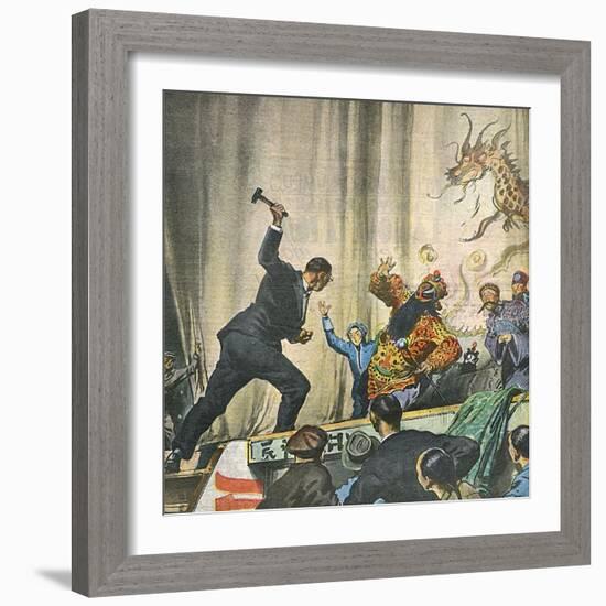 Manchurian Criticism-Vittorio Pisani-Framed Art Print