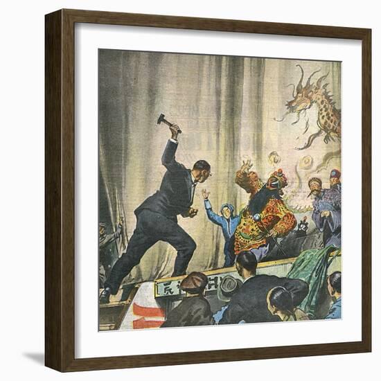 Manchurian Criticism-Vittorio Pisani-Framed Art Print