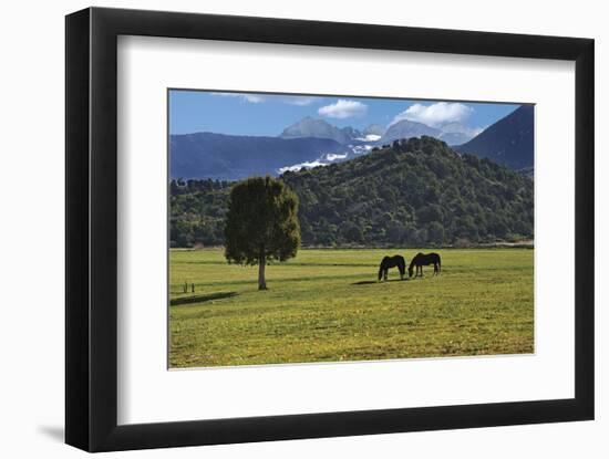 Mancos Morning (color)-Barry Hart-Framed Art Print