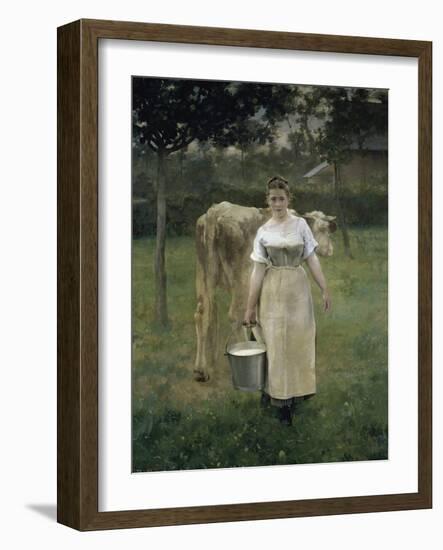 Manda Lametrie, the Farmer's Wife-Alfred Roll-Framed Giclee Print