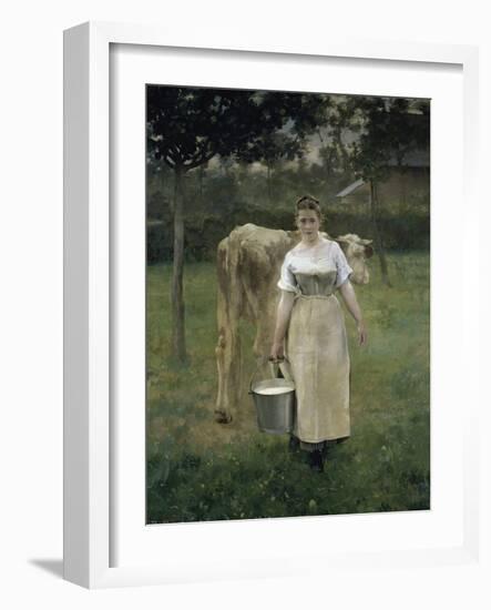 Manda Lametrie, the Farmer's Wife-Alfred Roll-Framed Giclee Print