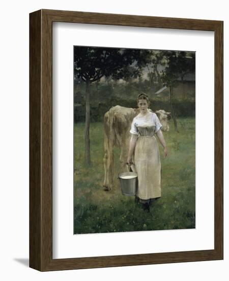 Manda Lametrie, the Farmer's Wife-Alfred Roll-Framed Giclee Print