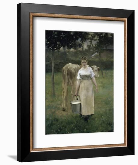 Manda Lametrie, the Farmer's Wife-Alfred Roll-Framed Giclee Print