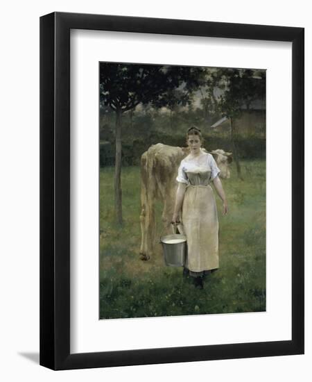 Manda Lametrie, the Farmer's Wife-Alfred Roll-Framed Giclee Print