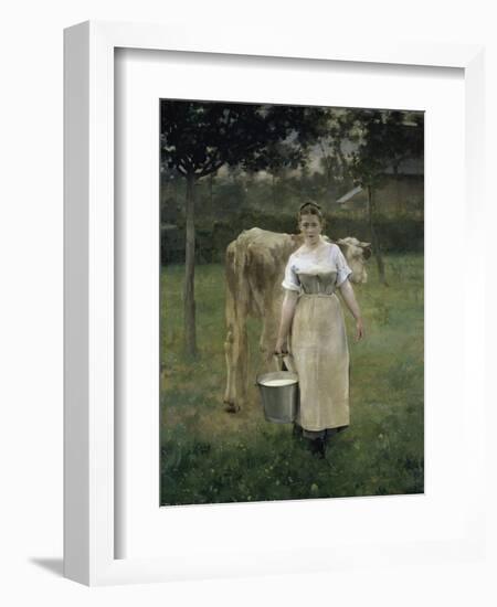 Manda Lametrie, the Farmer's Wife-Alfred Roll-Framed Giclee Print