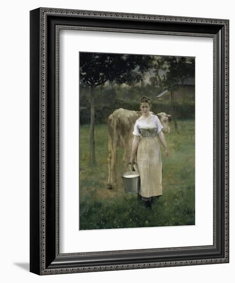 Manda Lametrie, the Farmer's Wife-Alfred Roll-Framed Giclee Print