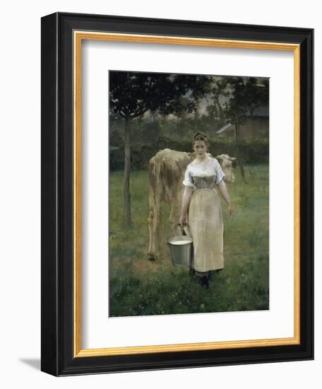 Manda Lametrie, the Farmer's Wife-Alfred Roll-Framed Giclee Print