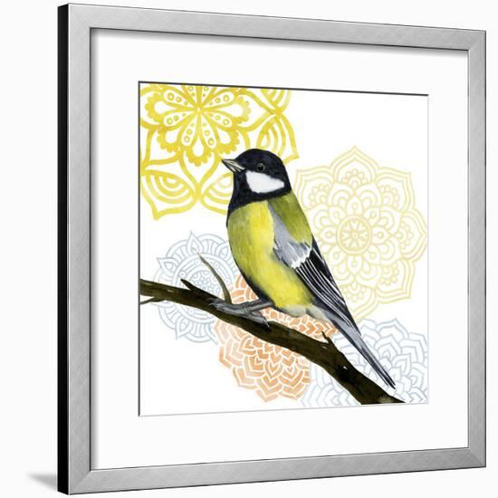 Mandala Bird III-Grace Popp-Framed Art Print