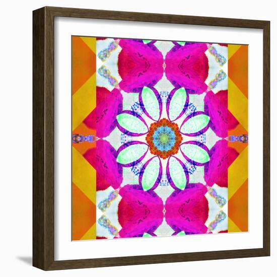 Mandala, Colourful, 'Color Geometry Iii'-Alaya Gadeh-Framed Photographic Print