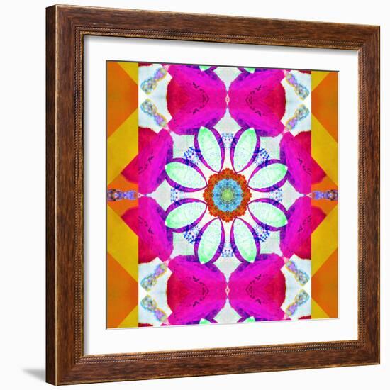 Mandala, Colourful, 'Color Geometry Iii'-Alaya Gadeh-Framed Photographic Print