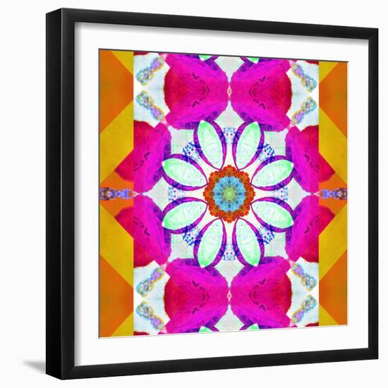 Mandala, Colourful, 'Color Geometry Iii'-Alaya Gadeh-Framed Photographic Print