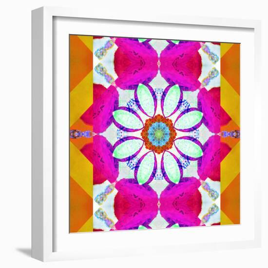 Mandala, Colourful, 'Color Geometry Iii'-Alaya Gadeh-Framed Photographic Print