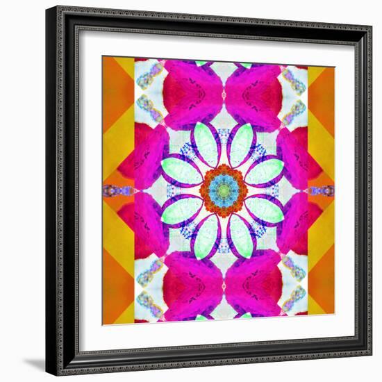 Mandala, Colourful, 'Color Geometry Iii'-Alaya Gadeh-Framed Photographic Print