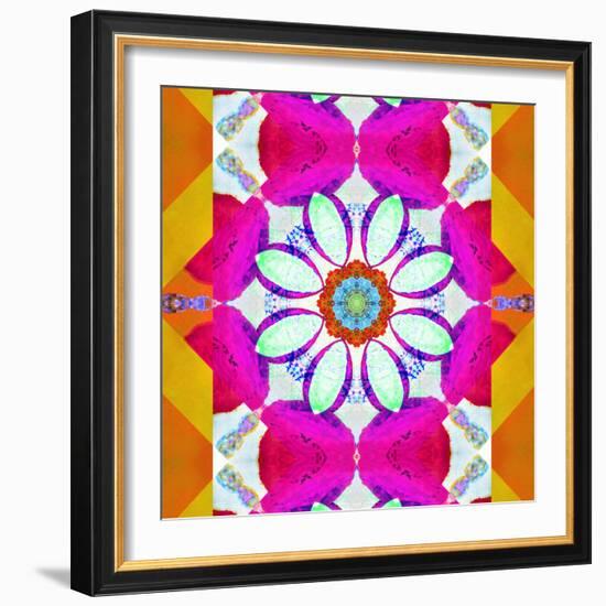 Mandala, Colourful, 'Color Geometry Iii'-Alaya Gadeh-Framed Photographic Print