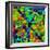 Mandala, Colourful, 'Color Geometry Squares Iv'-Alaya Gadeh-Framed Photographic Print