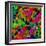 Mandala, Colourful, 'Color Geometry Squares V'-Alaya Gadeh-Framed Photographic Print