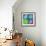 Mandala, Colourful, 'Color Geometry Squares'-Alaya Gadeh-Framed Photographic Print displayed on a wall