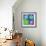 Mandala, Colourful, 'Color Geometry Squares'-Alaya Gadeh-Framed Photographic Print displayed on a wall