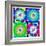 Mandala, Colourful, 'Color Geometry Squares'-Alaya Gadeh-Framed Photographic Print