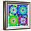 Mandala, Colourful, 'Color Geometry Squares'-Alaya Gadeh-Framed Photographic Print