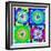 Mandala, Colourful, 'Color Geometry Squares'-Alaya Gadeh-Framed Photographic Print