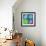 Mandala, Colourful, 'Color Geometry Squares'-Alaya Gadeh-Framed Photographic Print displayed on a wall