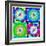 Mandala, Colourful, 'Color Geometry Squares'-Alaya Gadeh-Framed Photographic Print