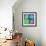 Mandala, Colourful, 'Color Geometry Squares'-Alaya Gadeh-Framed Photographic Print displayed on a wall