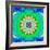 Mandala, Colourful, 'Green Me Up'-Alaya Gadeh-Framed Photographic Print