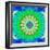 Mandala, Colourful, 'Green Me Up'-Alaya Gadeh-Framed Photographic Print