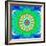 Mandala, Colourful, 'Green Me Up'-Alaya Gadeh-Framed Photographic Print