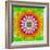 Mandala, Colourful, 'Happy Happy Happy of Mandala'-Alaya Gadeh-Framed Photographic Print