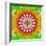 Mandala, Colourful, 'Happy Happy Happy of Mandala'-Alaya Gadeh-Framed Photographic Print