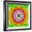 Mandala, Colourful, 'Happy Happy Happy of Mandala'-Alaya Gadeh-Framed Photographic Print